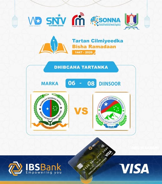 Diinsoor oo ku soo baxday tartan cilmiyeedkii bisha Ramadaan