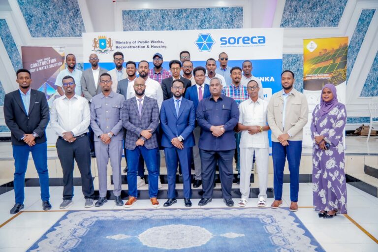 Wasiirka Hawlaha Guud XFS oo Dalladda SORECA kala hadashay horumarinta kaabayaasha iyo magaalooyinka