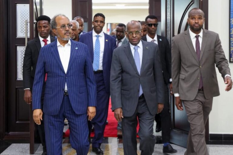 MADAXWEYNE XASAN SHEEKH IYO WAFDI UU HOGGAAMINAYO OO GAARAY DALKA JABUUTI.