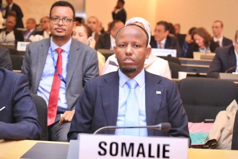 Wasiirka Caafimaadka XFS oo ka qeyb galay furitaanka Shirweynaha 79-aad ee Caafimaadka Adduunka