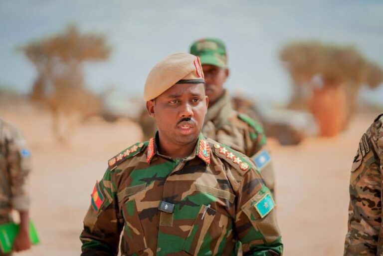 Taliyaha CXD oo kormeeray Xerada Ciidanka DANAB ee Galmudug