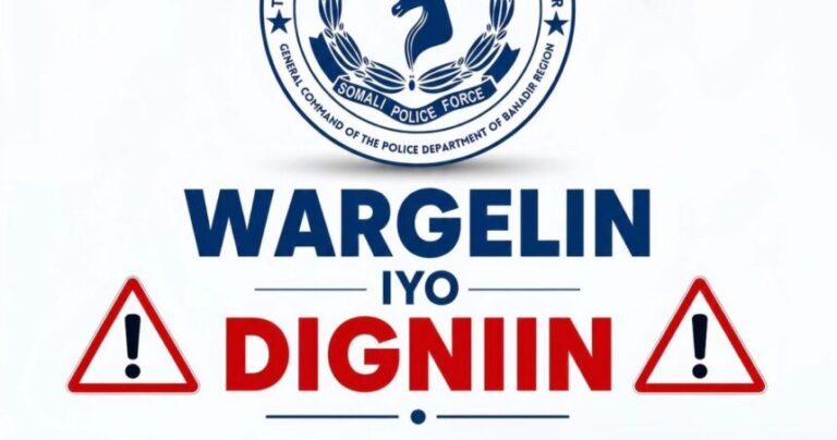 Taliska Booliska Soomaaliyeed oo wargelin iyo digniin amni soo saaray
